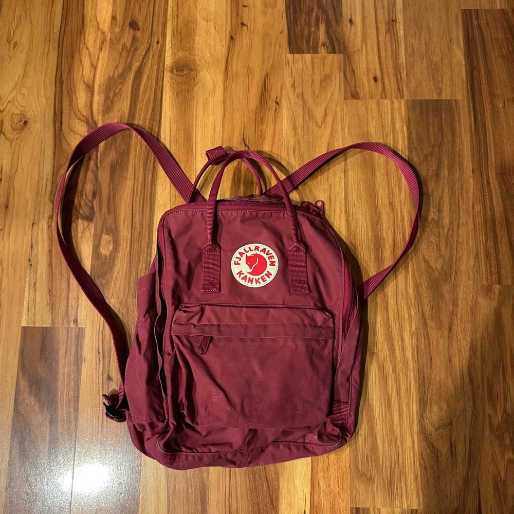 Fjallraven Kanken Mini Backpack Ox Red Burgundy Small Daypack